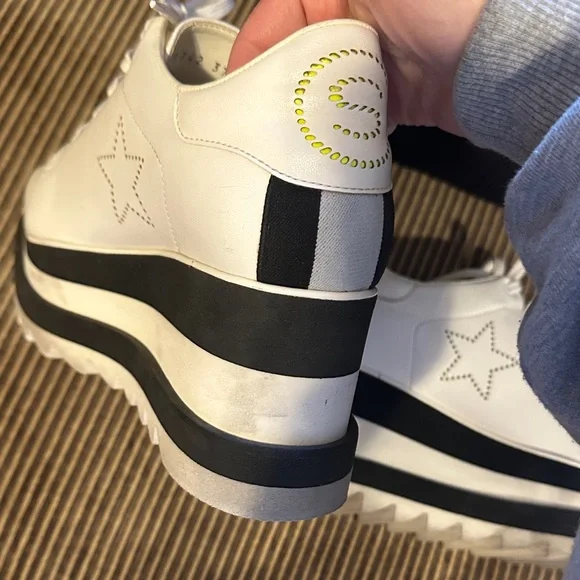 Stella McCartney White Star Sneakers - Picture 5 of 14